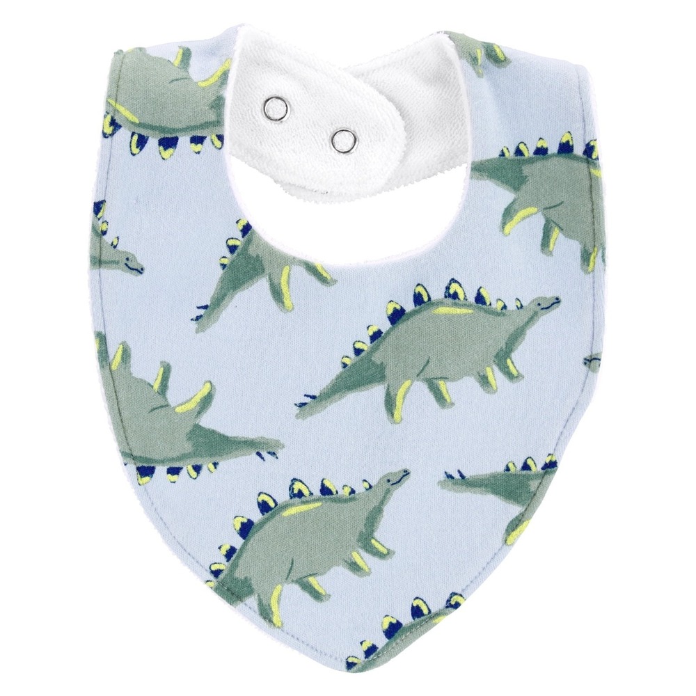 Carter's Child of Mine Baby Bandana Bibs Dinosaur 3-Pack‎ One Size Snap Closure - Picture 3 of 11